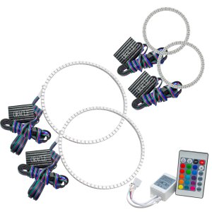 Volkswagen Golf GTI Headlight Halo Kit - ORACLE Lighting - ColorSHIFT w/ Simple Controller - ColorSHIFT - `98-`04